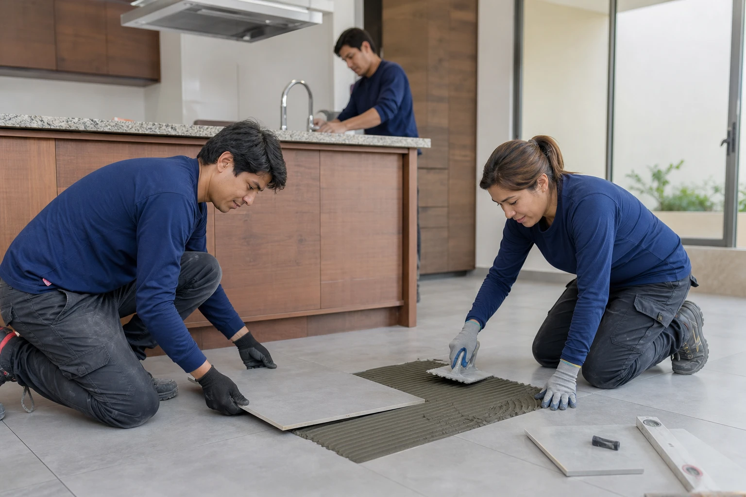 Renovación de cocina con cerámica