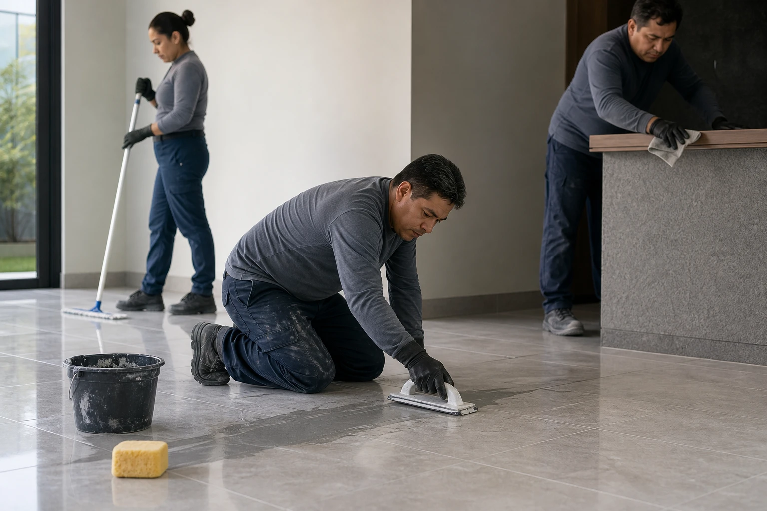 Reparación y preparación de base
